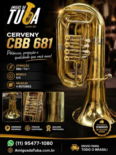 Tuba Cerveny CBB681 Sib