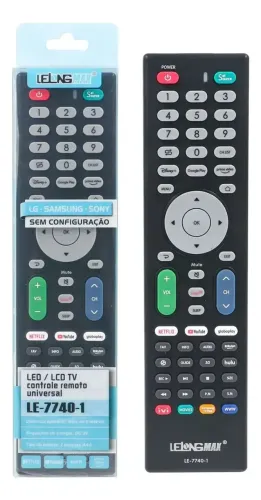 Controle de Tv Universal Lelong LE-7740-1