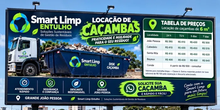 Locação de caçambas