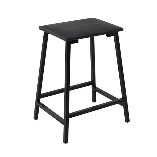 Banquetas Ciplafe Stilo Preto Fosco (02 Conjunto)<br>