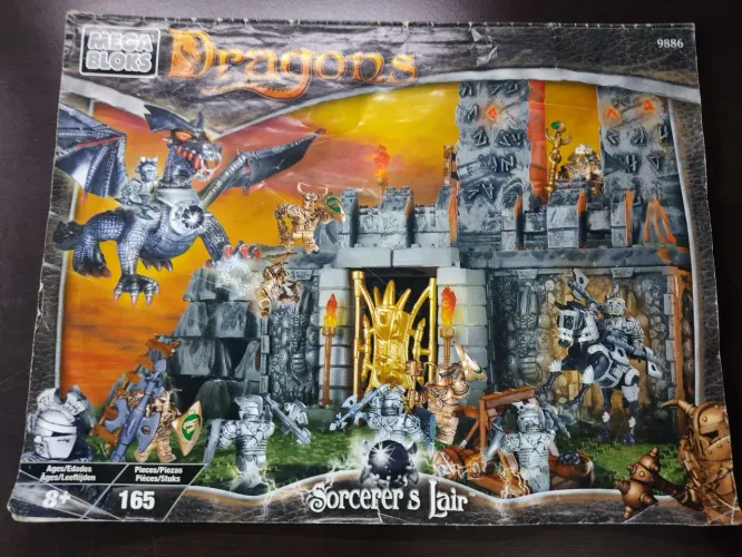 Manual Dragons Mega Bloks 9886