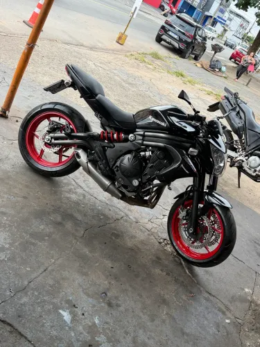 Kawasaki ER-6N 2012 Preta | Pneus Novos | Revisada | Aceito Troca