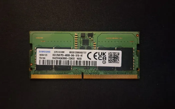 Memória RAM Samsung 8GB DDR5 4800mhz Notebook