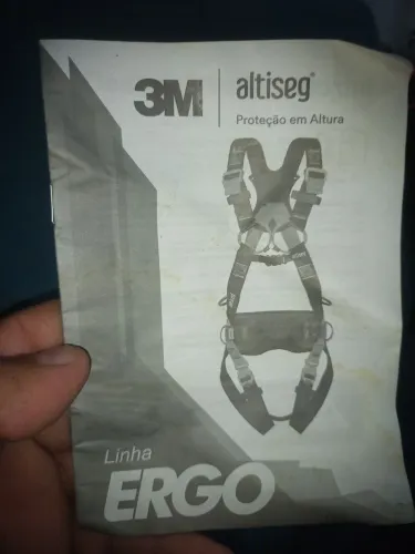 Cinto de segurança com linha de vida novíssimo.