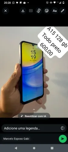 Aparelhos novos, sem caixa e sem carregador 