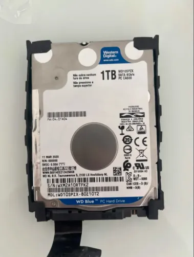Hd Wd Blue 1tb 2.5 Sata Notebook Usado Testado