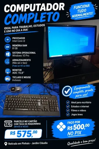 Vendo computador completo
