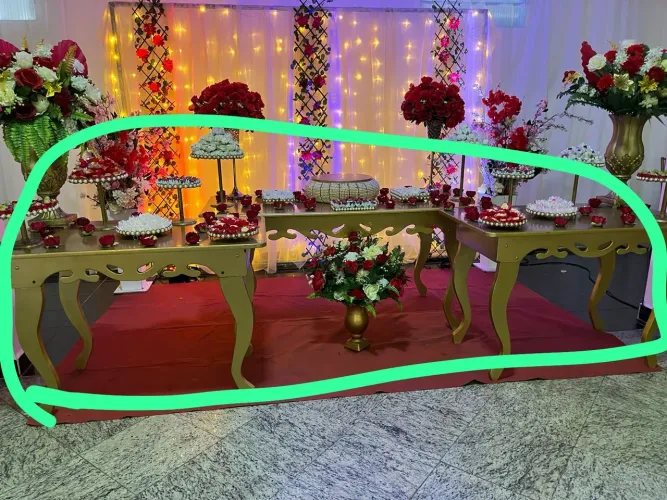 Mesas para decoração (trio)