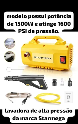 lava jato de alta pressão super forte
