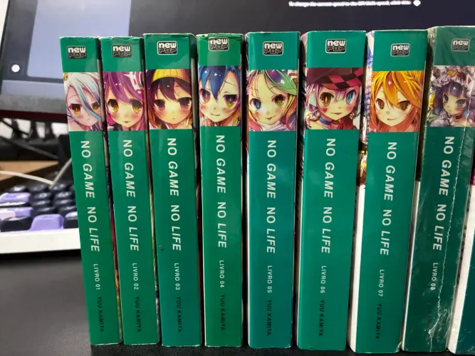 No Game No Life - light novel 1 ao 9 + spin-off - Desu 1 ao 4 - Mangá volume 2