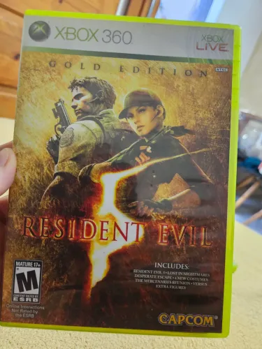Jogo Resident Evil 5 - gold edition - xbox 360 - original usado