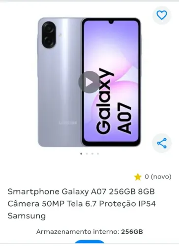 Galaxy samsung 256gb