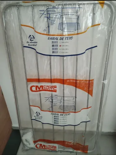 Varal de teto alumínio novo