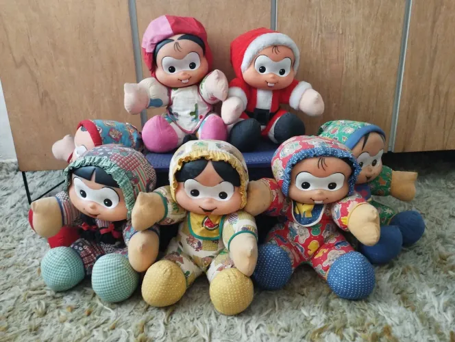 Coleção Bonecos Turma da Mônica Anos 80