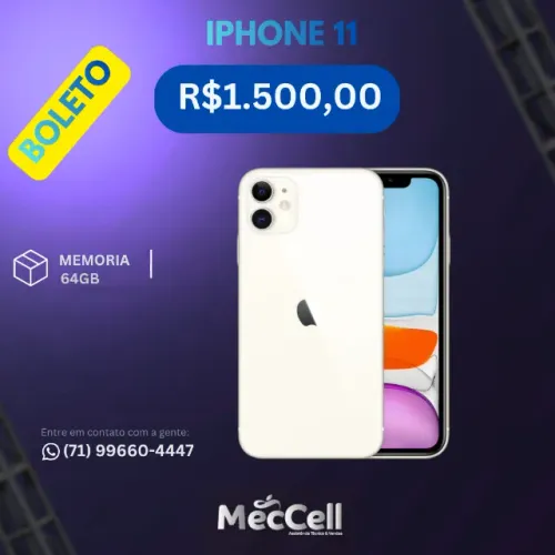 iPhone 11 seminovos no boleto