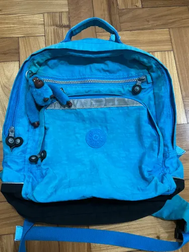 Mochila kipling azul
