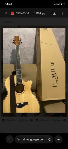 Violão J. White Anatômico Tampo Sólido (Impecável / Na Caixa)