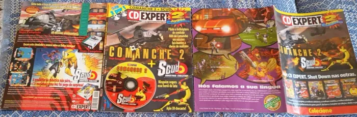 Revista CD Expert N° 21 + Jogos Comanche 2 E Scud