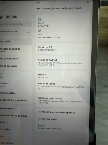 Tablet Xiaomi Redmi Pad Pro 12.1 8gb 256gb Mint Green Cor Ci