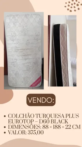 VENDO: COLCHÃO ORTOPÉDICO
