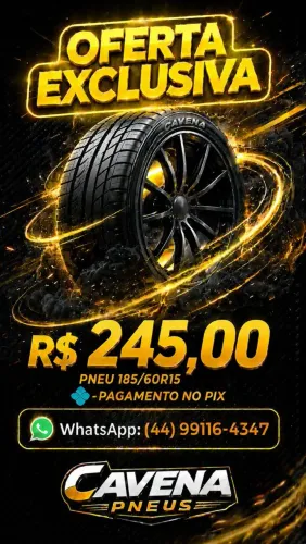 Pneu Novo 185/60R15 84H COMFORSER CF510 - R$ 245,00