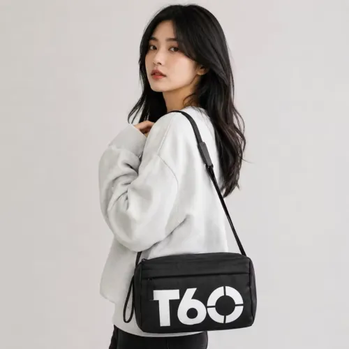Bolsa Feminina/Masculino T60 Original Transversal Com Alça Removível Multineos