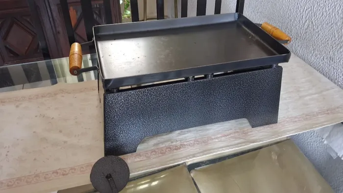 De 230 por 200 churrasqueira a álcool