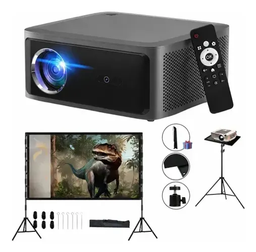 ALUGUEL DE PROJETOR + TELA GIGANTE | KIT CINEMA EM CASA