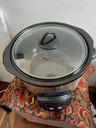 panela elétrica de cozimento lento importada 4-6-8-10 horas 220v de cerâmica