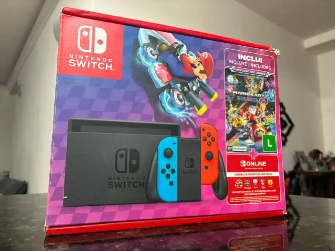 Nintendo Switch 32 GB - PERFEITO ESTADO - Na embalagem.