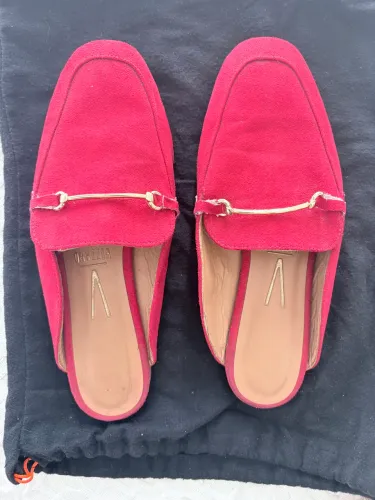 Mule vermelha 37 fashion 