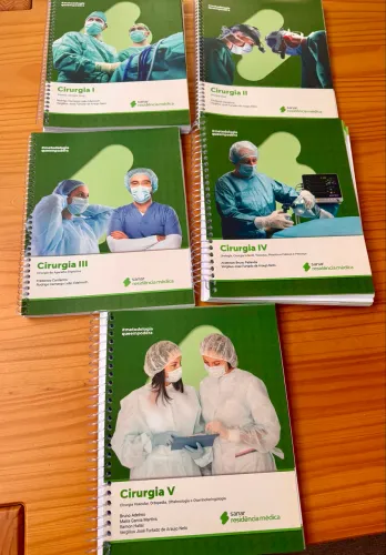 5 Apostilas Residência.Médica Sanar Cirurgia 