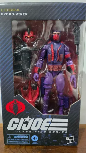 GI JOE CLASSIFIED COBRA HYDRO VIPER NOVO E LACRADO OFERTA MENOR PREÇO