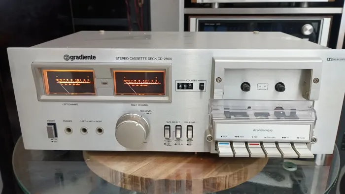 Tapedeck gradiente CD 2800 impecável