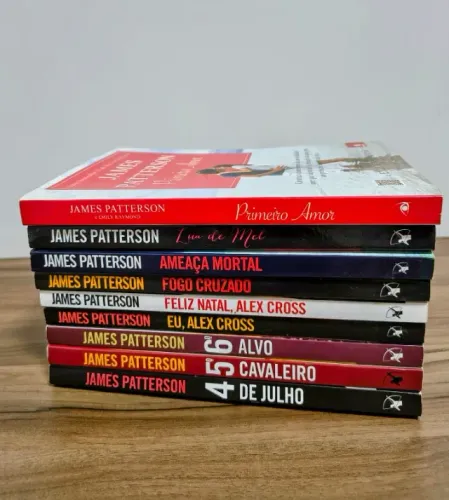 Lote 9 Livros James Patterson Alex Cross (Usados)