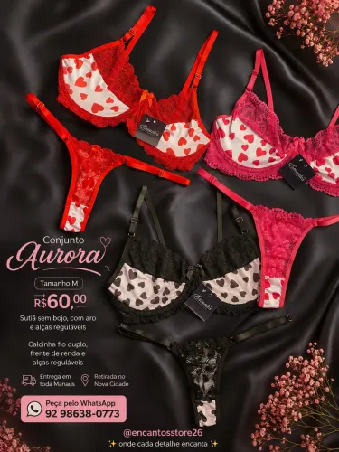 Conjunto Aurora | lingerie sem bojo