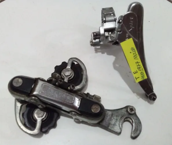 Kit câmbio traseiro câmbio dianteiro suntor Spirt para bicicleta conforme as imagens leia