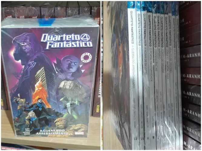Coleção hq Completa Quarteto Fantástico do 1 ao 11 Marvel Panini