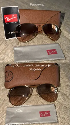 Óculos Ray-Ban aviator clássico feminino