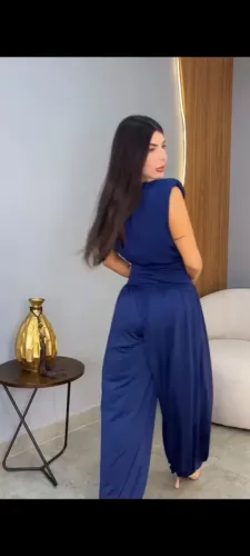 Macacão Aladim, azul petróleo