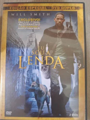 DVD duplo do filme Eu sou a lenda -  edição especial exclusiva com final alternativo.