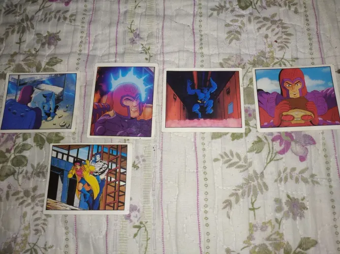 Figurinhas X-Men anos 1990 várias
