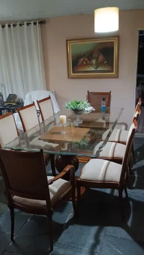Tampo de mesa de vidro luxuoso (2,30 m x 1,20 m)