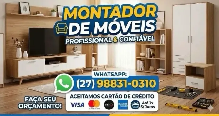Montador de móveis profissional