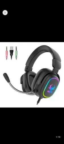 Fone de ouvido Headset gamer ed pc computador e vídeo game