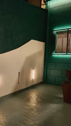 Acabamento fachada e gesso