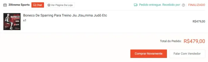 BONECO DE JIUJITSU DE 480 POR 250 NOVO NUNCA USADO