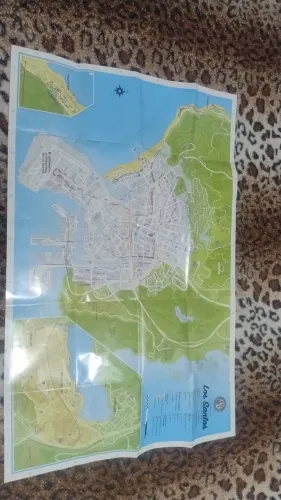 MAPA GTA 5 PS4 25,00 ENTREGO EM NOVA IGUAÇU DO LADO DA CAIXA ECONÔMICA