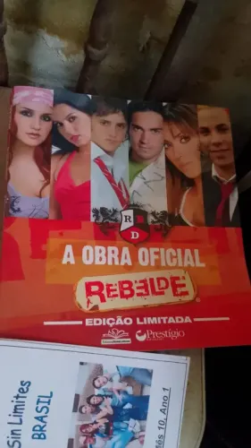 DOIS livros A Obra Oficial Rebelde - Edição Limitada / Segredo Rebelde - Marcelo Ferla