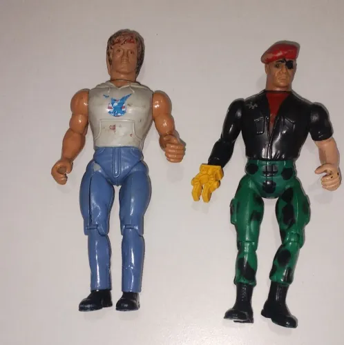 Bonecos Rambo anos 80
